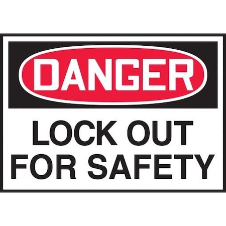 LockoutTagout Safety Label